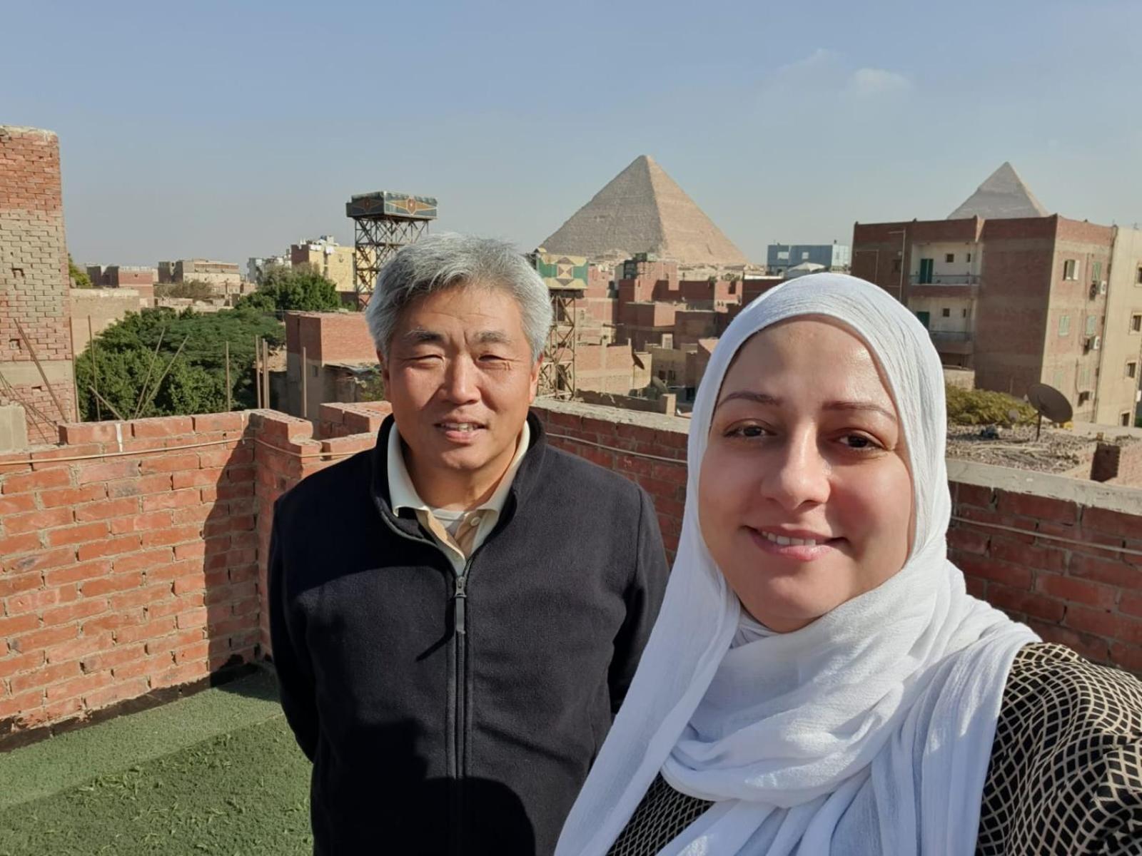 Merit Pyramids View Kairo Exterior foto